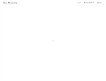 Tablet Screenshot of maxmosscrop.com